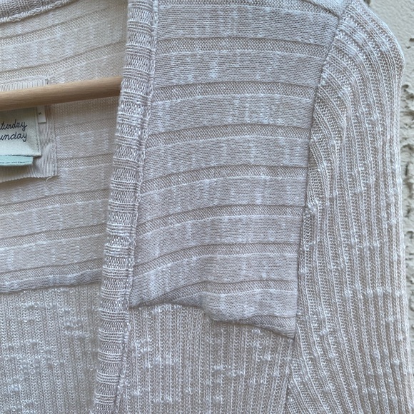 Anthropologie Saturday Sunday open front long duster cardigan size S - Picture 5 of 12